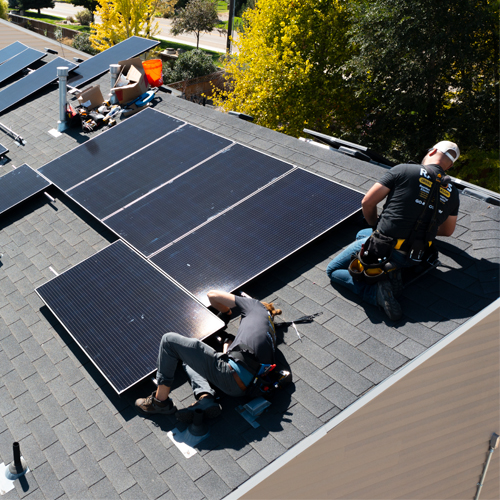 RALOS Aligning Solar Panels on Roof